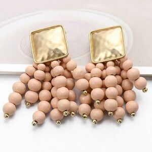 Bead Statement Earrings